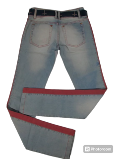 Calça feminina jeans ly Com faixa - loja online