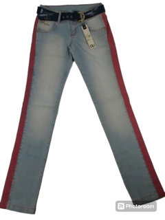 Calça feminina jeans ly Com faixa