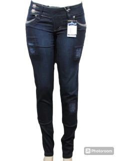Calça Jeans Feminina Megaflex Luápole Cós Baixo - comprar online