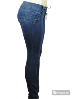 Calça Jeans Feminina Megaflex Luápole Cós Médio - comprar online