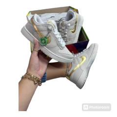 Tênis Feminino Dunk low glitter Linha Premium
