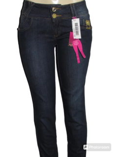 Calça Feminina Jeans Ultimato Adulto Skinny Cós Médio Lavagem Escura - comprar online