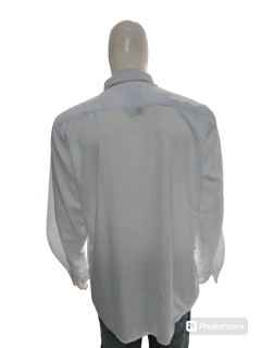 Camisa Masculina Manga Longa Microfibra Vince Com Bolso Branca na internet