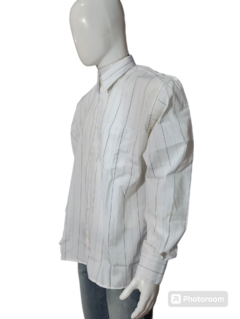 Camisa Social Masculina Manga Longa Com Bolso - comprar online