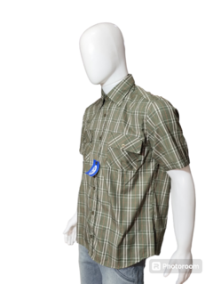 Camisa Tekol Masculina Slim Manga Curta Com Bolso - netpizante