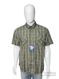 Camisa Tekol Masculina Slim Manga Curta Com Bolso na internet