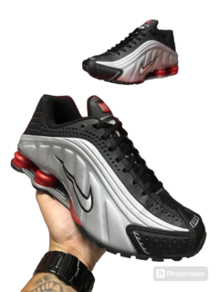 Tênis Masculino Modelo Shox R4 Molas Premium - netpizante