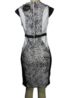 Vestido Tubinho Recorte Slim Mixus na internet