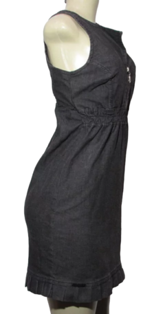 Vestido Midi Jeans Luápole costa Nua na internet