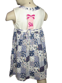 Vestido Cativa Feminino Infantil Duas Estampas Moda Verão - netpizante