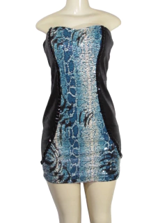 Vestido Ou Fashion Festa Tomara Que Caia C/bojo e Paetê na internet