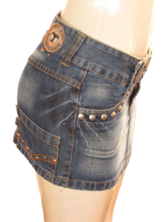 Mini Saia Jeans Tavernit Verão - comprar online