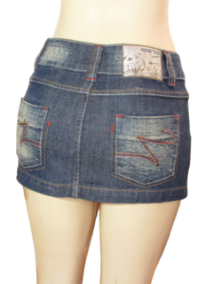 Mini Saia Jeans Cós Duplo Passante Opera Z - comprar online