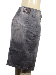 Saia Longuete Casual Dyork Jeans Alto Verão - comprar online