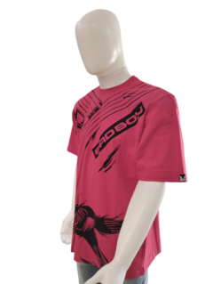 Camiseta Masculina Badboy Slim Gola Redonda Vermelho - comprar online