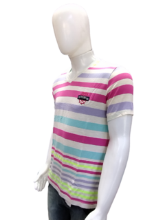 Camisa Sallo Gola V manga curta na internet