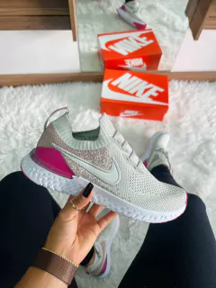 Tênis Feminino Epic Fly knit React Academia na internet