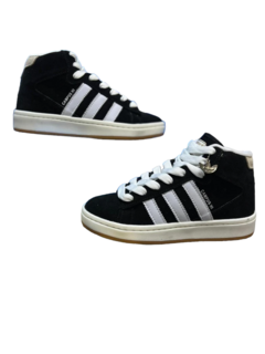 Tênis Campus Botinha Moda Casual Preto