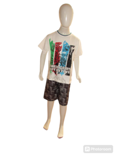 Conjunto Menino Marvel Brandili - netpizante