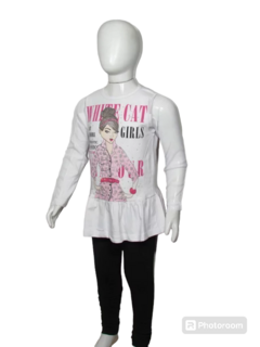 Conjunto Whitecat 1253 Feminino Infantil