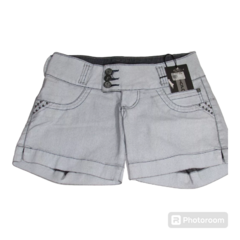 Short feminino Jeans Encerado Luápole
