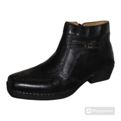 Bota Masculina Social Kauany Couro Naturalli preto - comprar online