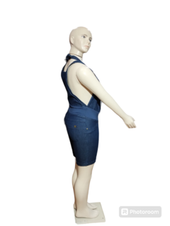 Macacão Feminino Bermuda Plus Jeans - netpizante