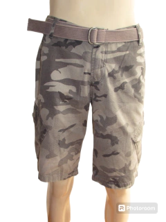 Bermuda Passeio Masculina Sallo Cargo Com Cinto