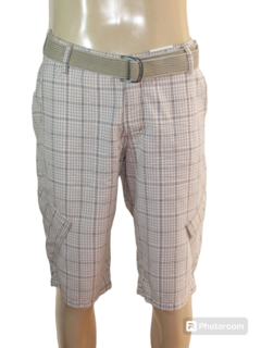 Bermuda Sallo Sarja Masculina Corte Reto Cargo