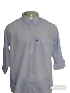 Camisa Social Masculina Vince Manga 3/4 Em Poliéster