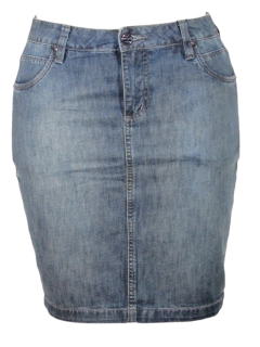 Saia Jeans Lápis 1559U Luápole Moda Evangélica - netpizante