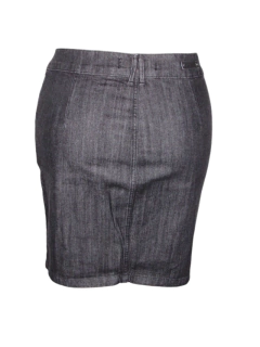 Saia Jeans Luápole Secretaria C/Botões Moda Evangélica na internet