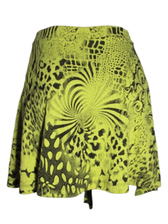 Saia Toda Bela 40129 Cintura Alta Curta - comprar online