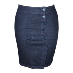 Saia Lápis Jeans C/Botões Moda Evangélica na internet