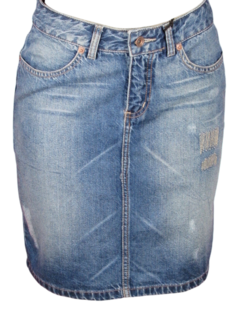 Saia Jeans Mídi Hyper Troper Studio 20