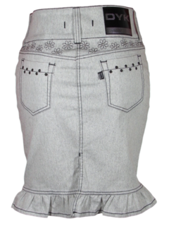 Saia Secretaria Dyork Street C/Elastano Moda Evangélica - comprar online