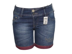 Short Jeans feminino Opera Z Meia Coxa