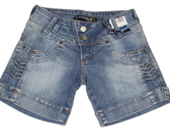 Short Feminino Luapole Cós Alto Jeans na internet