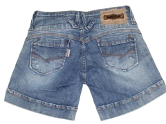 Short Feminino Luapole Cós Alto Jeans - comprar online