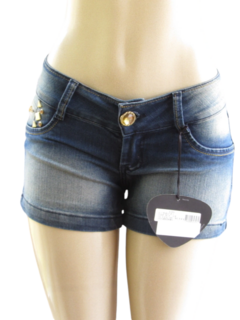 Short Curto Jeans Feminino Aion C/Bolso