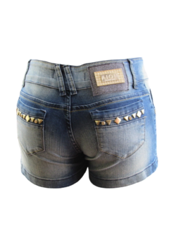 Short Curto Jeans Feminino Aion C/Bolso - comprar online