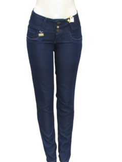 Calça Jeans Feminina Cigarrete Ly Cós Médio Aion Levanta Bumbum