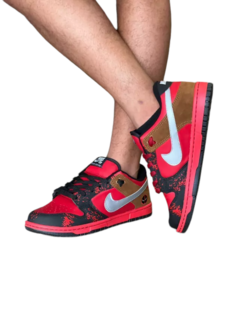 Tênis Moda Dunk Deadpool Vermelho - netpizante