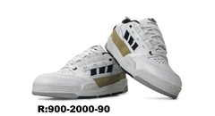 Tênis Masculino Modelo Couro 38 ao 43 Giz Branco