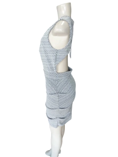 Vestido Malha Jacquard Estampa Exclusiva Parlatory - comprar online