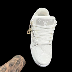Tênis Masculino Tipo Luxo LV Branco 34 ao 43 - netpizante