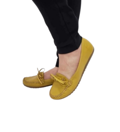Sapatilha Feminina Via Jully Couro Legitimo 34 ao 40 Amarelo - netpizante