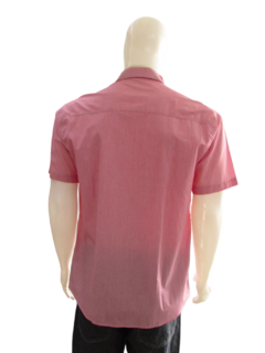 Camisa Bgt Masculina Manga Curta Premium Mescla Marsala - loja online