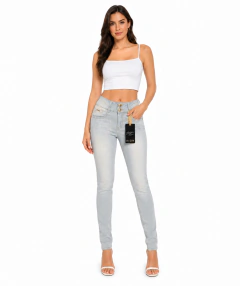 Calça Cigarrete Ly Feminina Jeans Cós Médio Itália Aion - comprar online