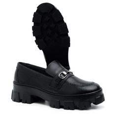 Imagem do Sapato Mocassim Feminino Coiote Solado Tratorado Conforto